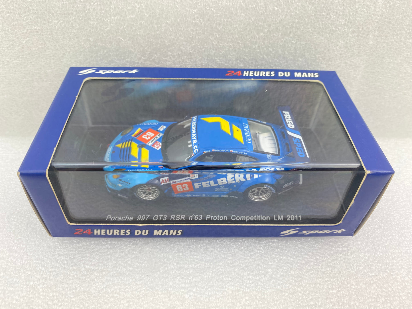 Spark 1:43 Porsche 997 GT3 RSR #63 Proton Competition Le Mans 2011 S3421