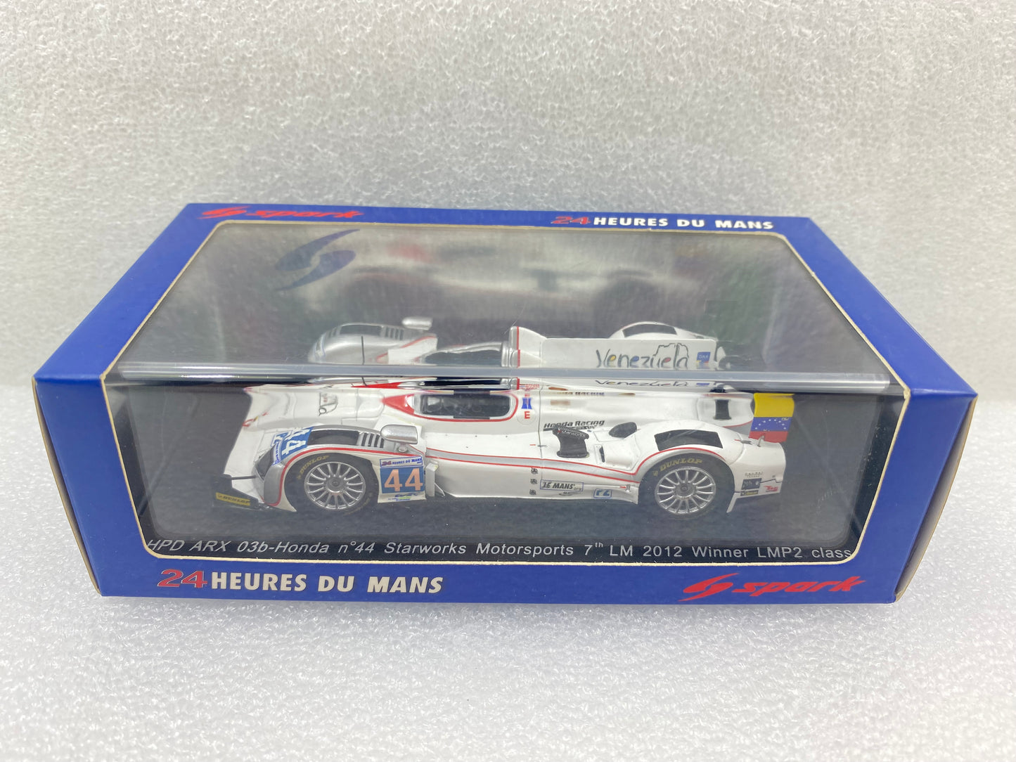 Spark 1:43 HPD ARX 03b Honda #44 Starworks Motorsport 7th Le Mans 2012 Winner LMP2 class S3723