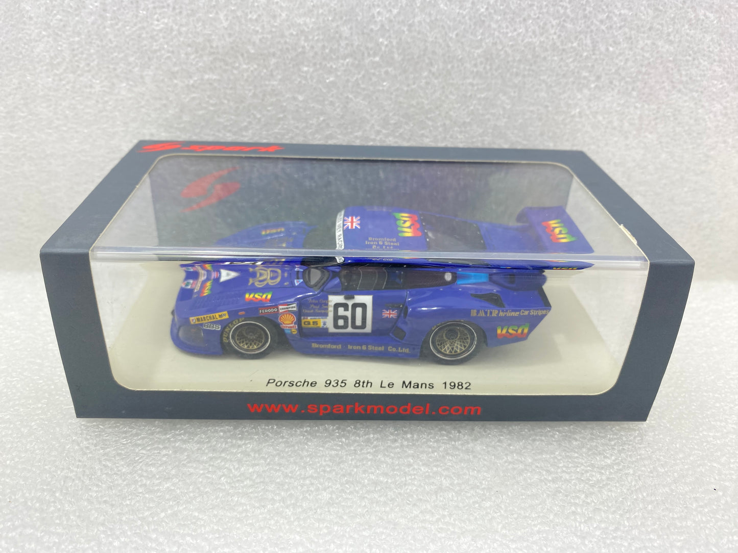 Spark 1:43 Porsche 935 K3 #60 C.Bourgoignie/P.Smith/J.Cooper 8th Le Mans 1982 S4755