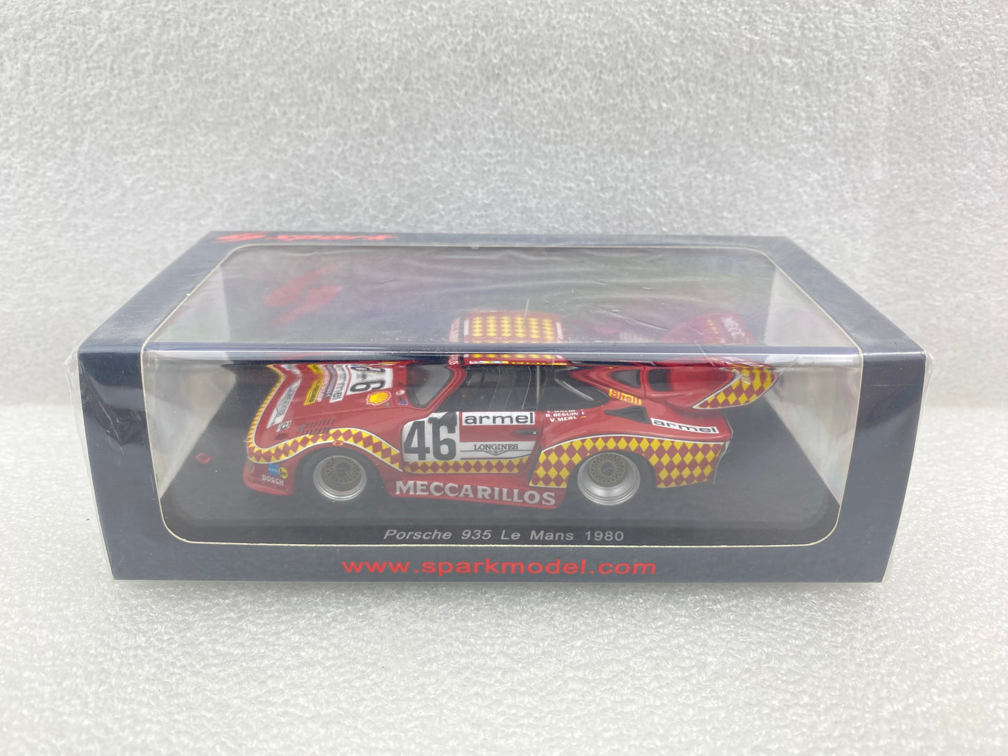 Spark 1:43 Porsche 935 #46 C.Haldi/B.Beguin/V.Merl Le Mans 1980 S5501