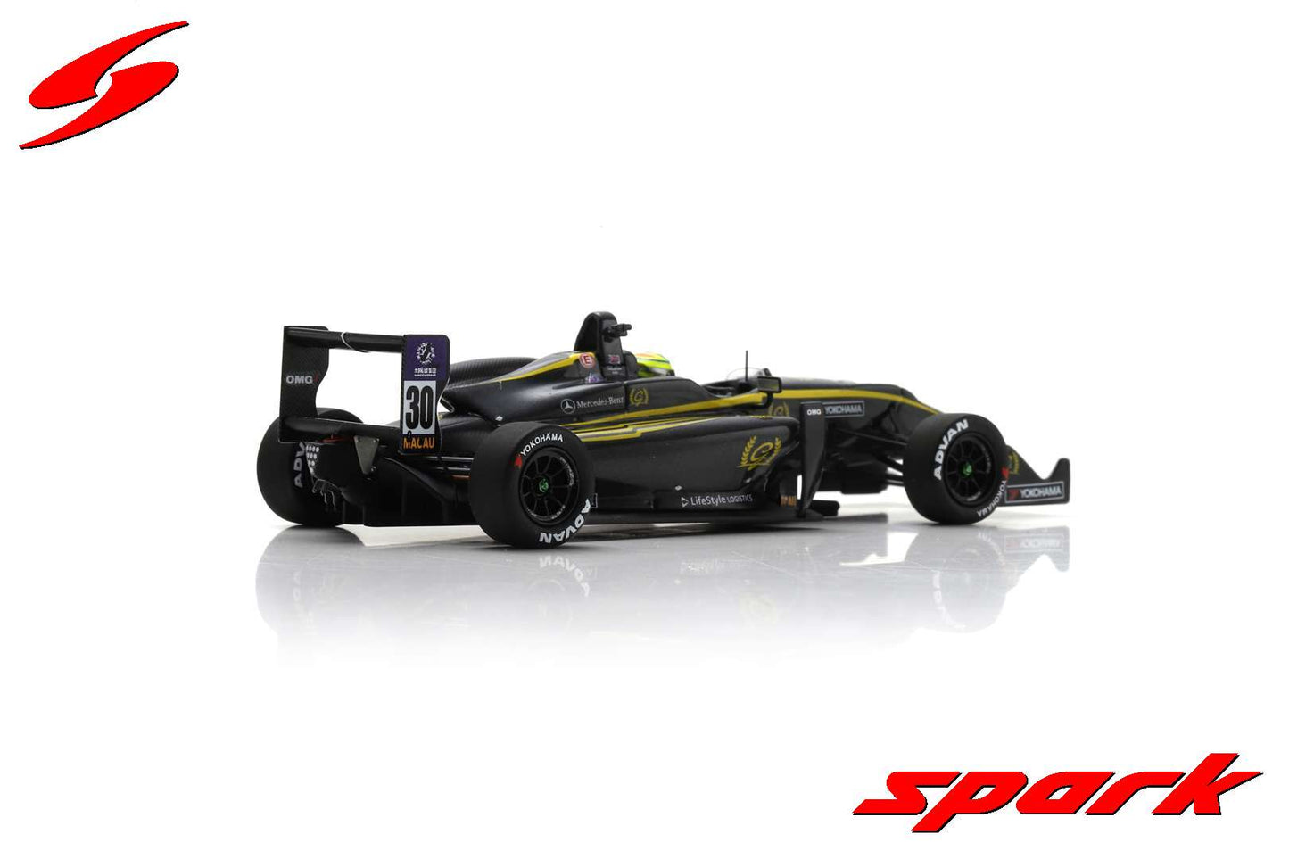 Spark 1:43 Dallara F3 3rd Macau Grand Prix - FIA F3 International Cup 2015 #30 Alexander Sims SA236