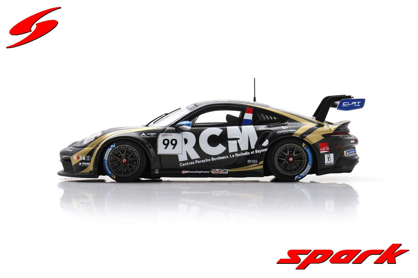 Spark 1:43 Porsche 911 GT3 Cup No.99 Porsche Carrera Cup France Champion 2022 Marvin Klein SF301