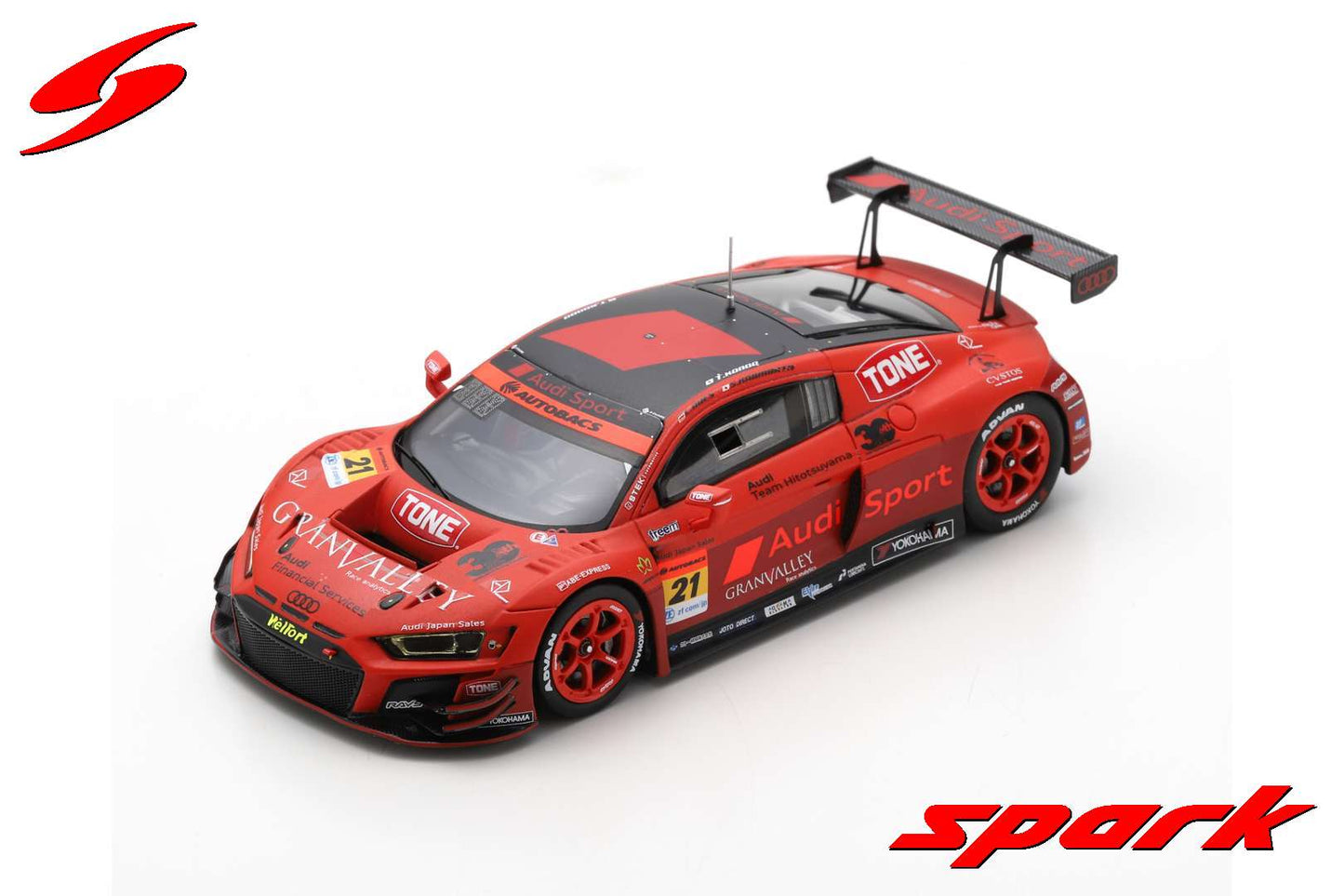 Spark 1:43 Audi R8 LMS #21 Audi Team Hitotsuyama GT300 SUPER GT 2020 Christopher Mies - Shintaro Kawabata SGT006