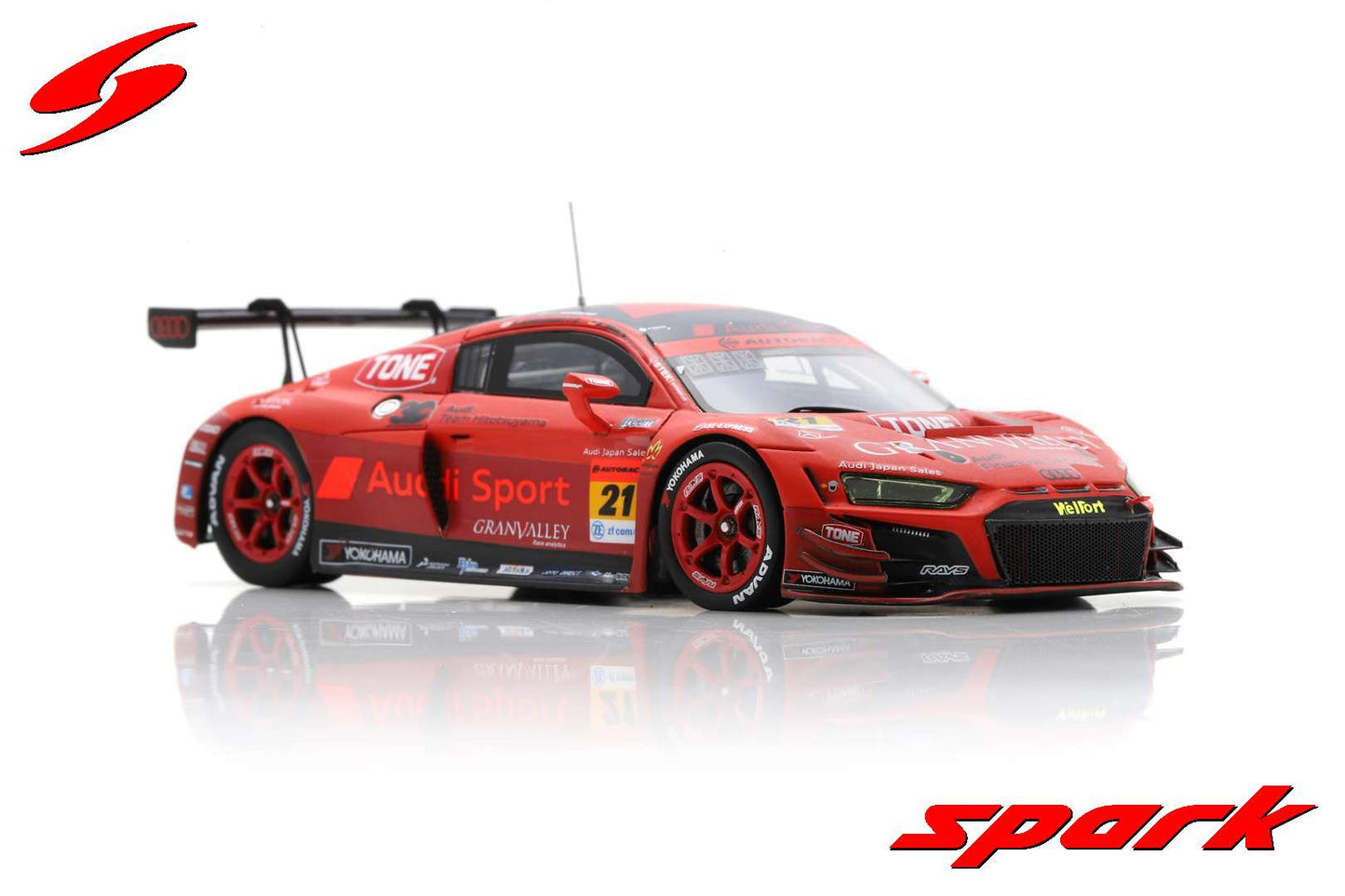 Spark 1:43 Audi R8 LMS #21 Audi Team Hitotsuyama GT300 SUPER GT 2020 Christopher Mies - Shintaro Kawabata SGT006