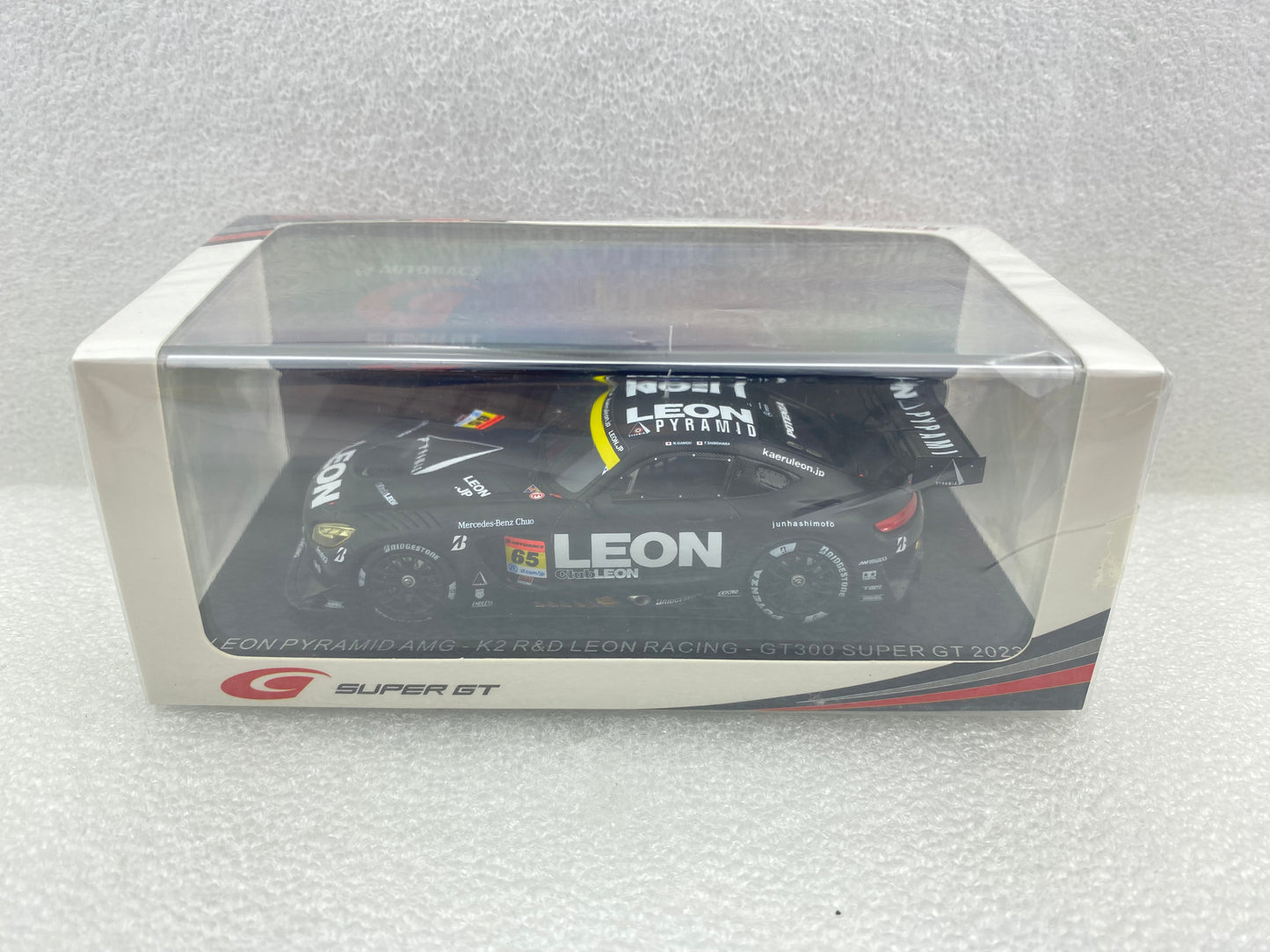 Spark 1:43 Mercedes-Amg #65 K2 R&D Leon Pyramid RACING GT300 SUPER GT 2023 Naoya Gamou - Takuro Shinohara SGT086
