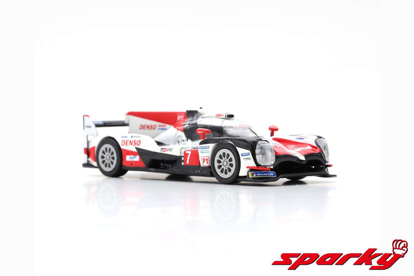 Spark 1:64 TOYOTA TS050 Hybrid #7 TOYOTA GAZOO Racing 2nd 24H Le Mans 2018 M.Conway - K.Kobayashi - J.M.Lopez Y134