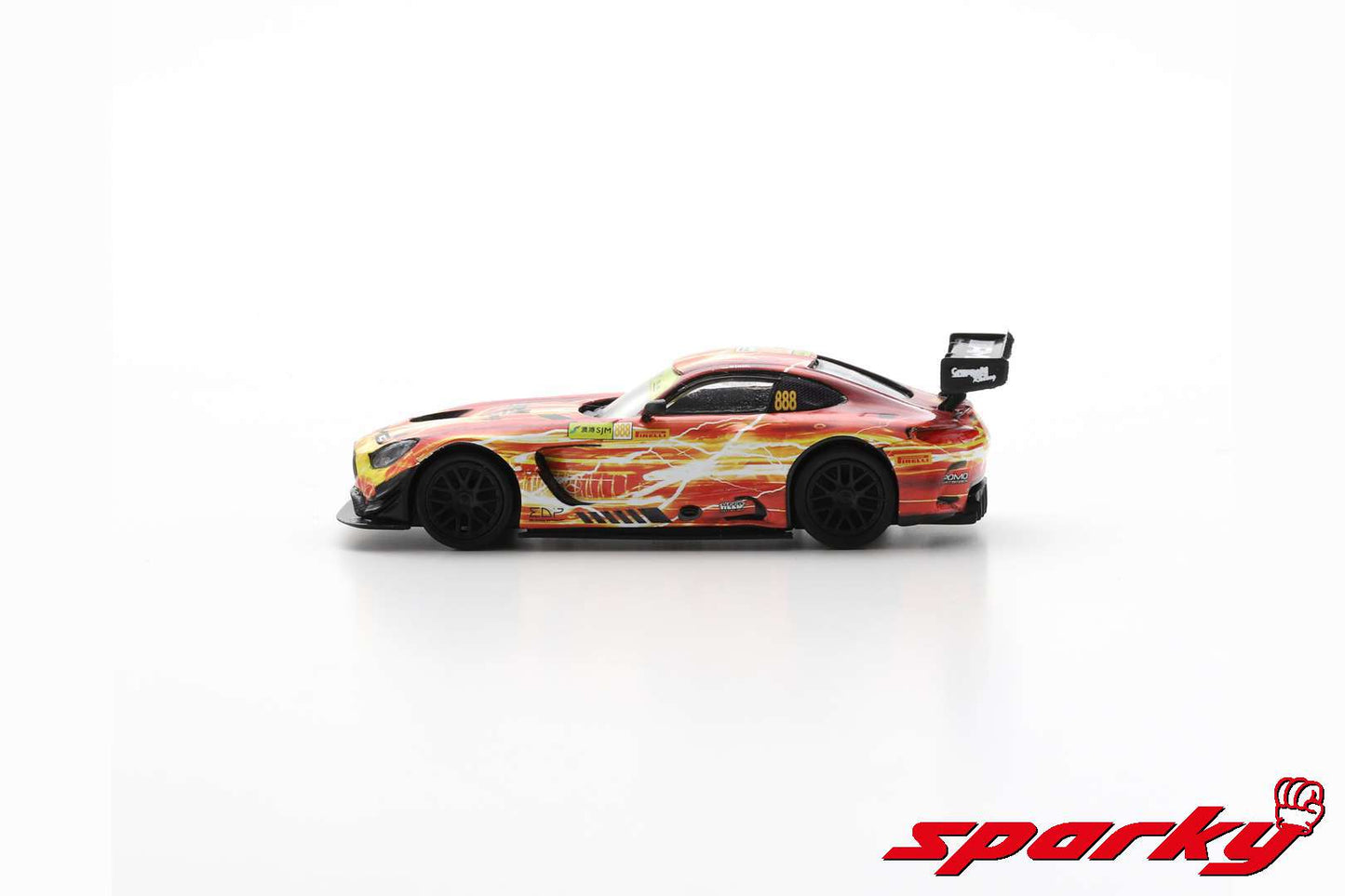 Spark 1:64 Mercedes-AMG GT3 #888 Mercedes-AMG Team GruppeM Racing 9th FIA GT World Cup Macau 2019 Maro Engel Y169