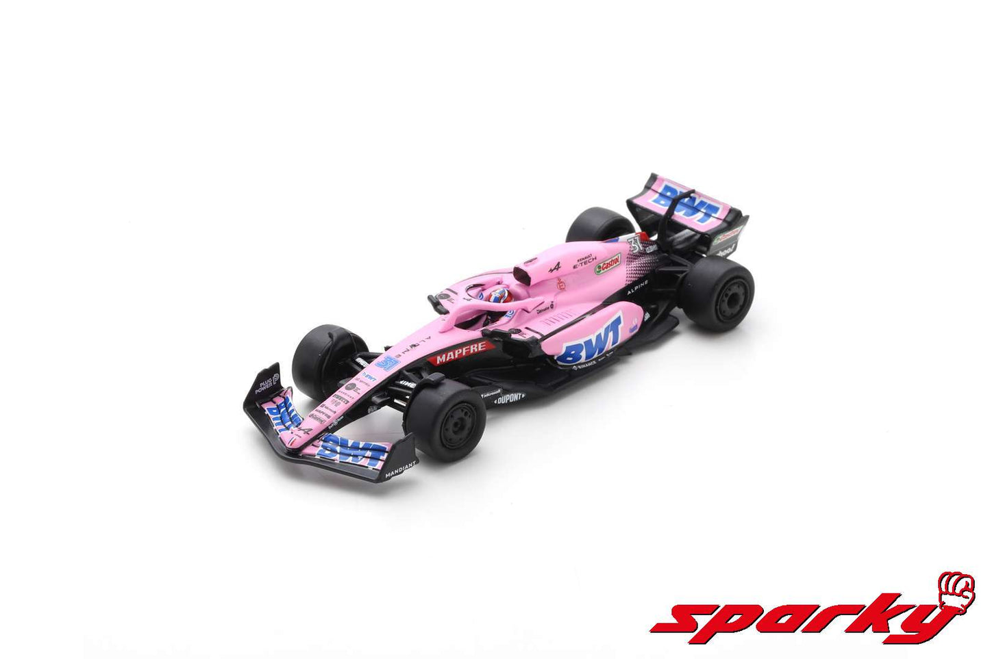 Spark 1:64 Alpine A522 #31 BWT Alpine F1 Team 2022 Esteban Ocon Y251