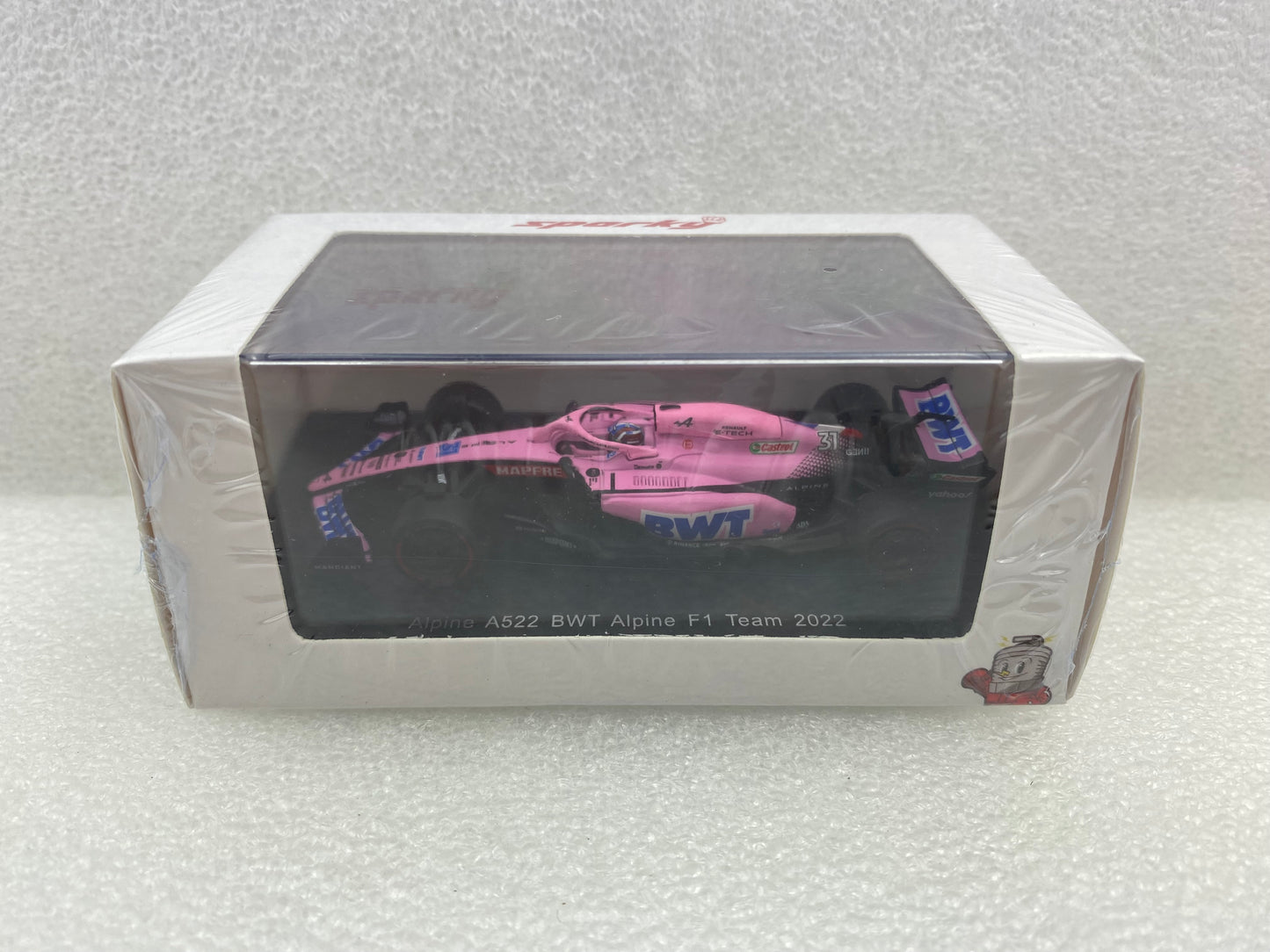 Spark 1:64 Alpine A522 #31 BWT Alpine F1 Team 2022 Esteban Ocon Y251