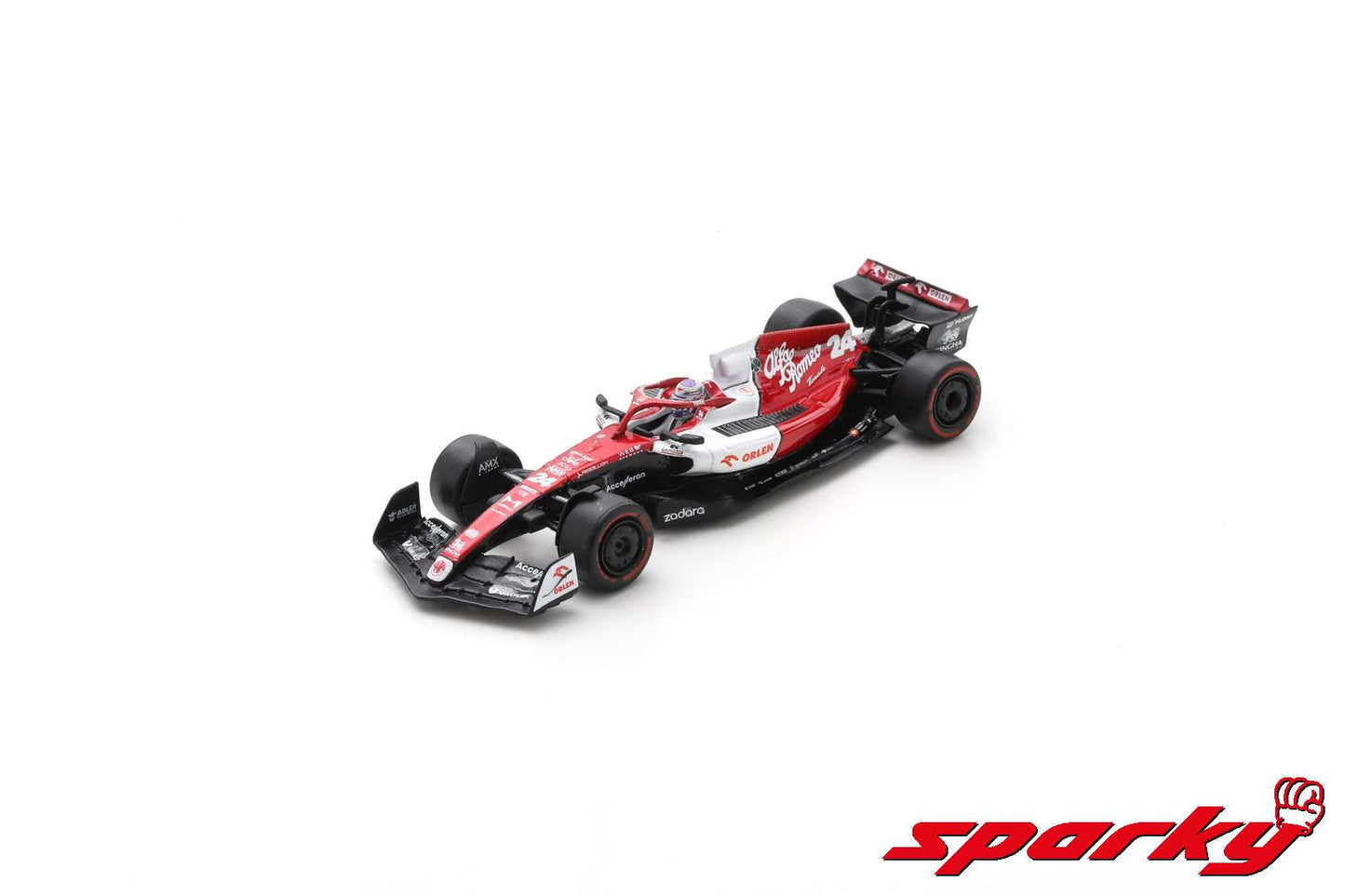 Spark 1:64 Alfa Romeo F1 Team ORLEN C42 #24 Alfa Romeo F1 Team ORLEN 2022 Zhou GuanYu Y261