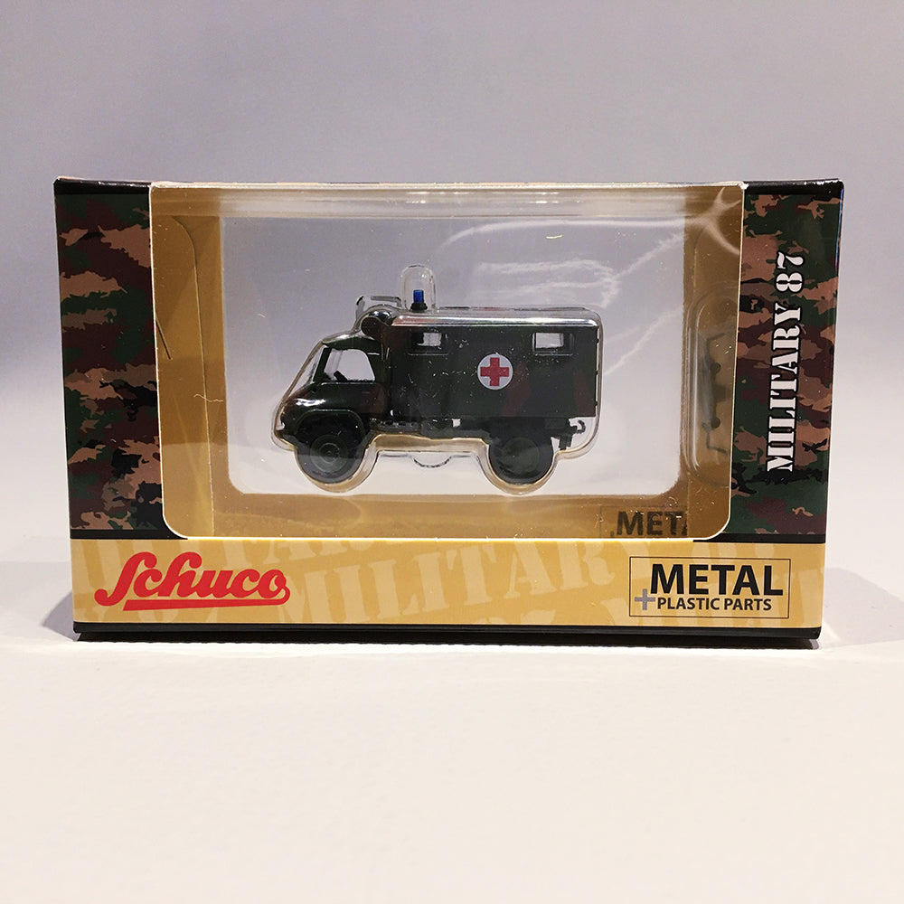 Schuco 1:87 Mercedes-Benz Unimog S404 Red Cross Camouflaged Bundeswehr 452667000