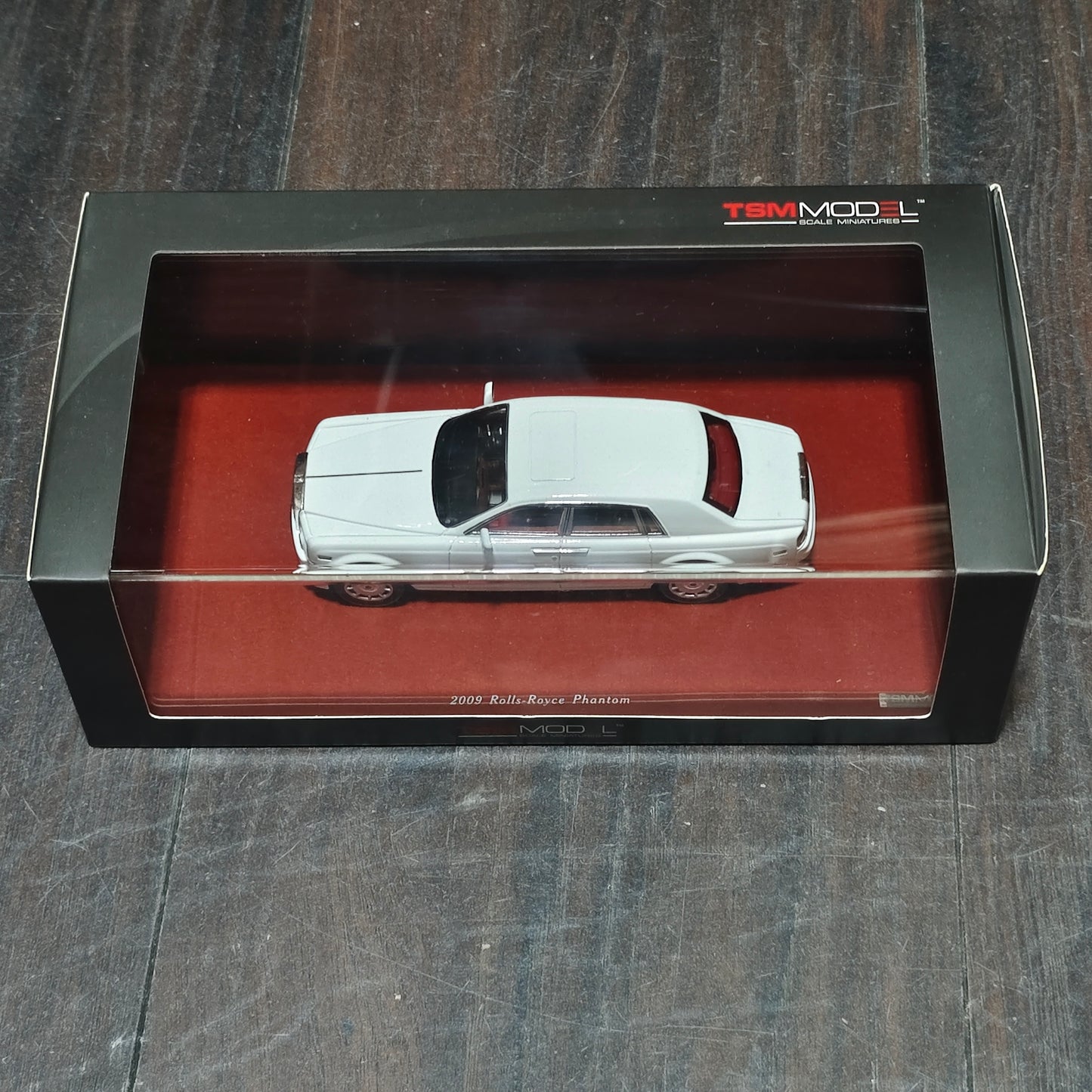 TSM 1:43 Rolls Royce Phantom Coupe 2009 White TSM114324 (Damaged / Clearance Final Sale)