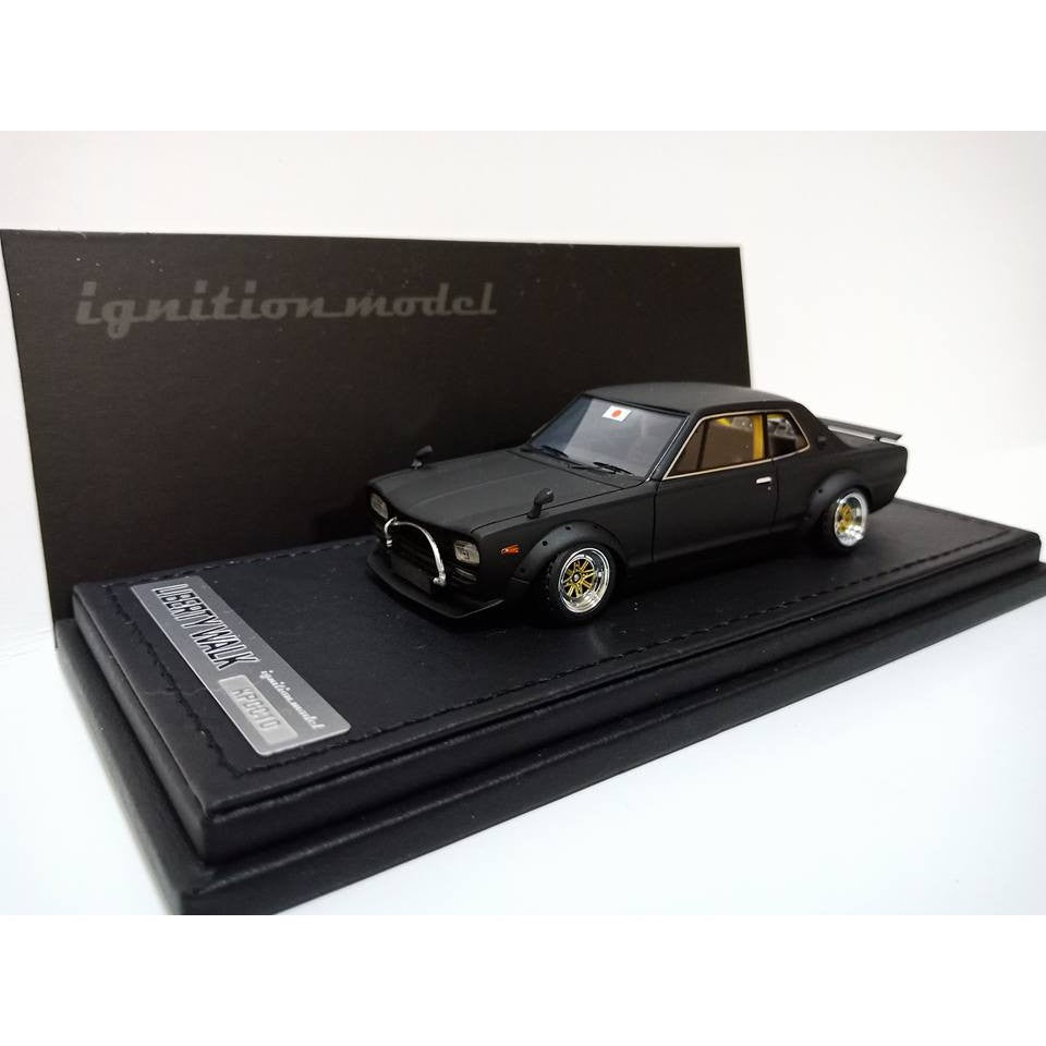 Ignition 1:43 LB-WORKS Hakosuka 2Door Matte Black IG0716
