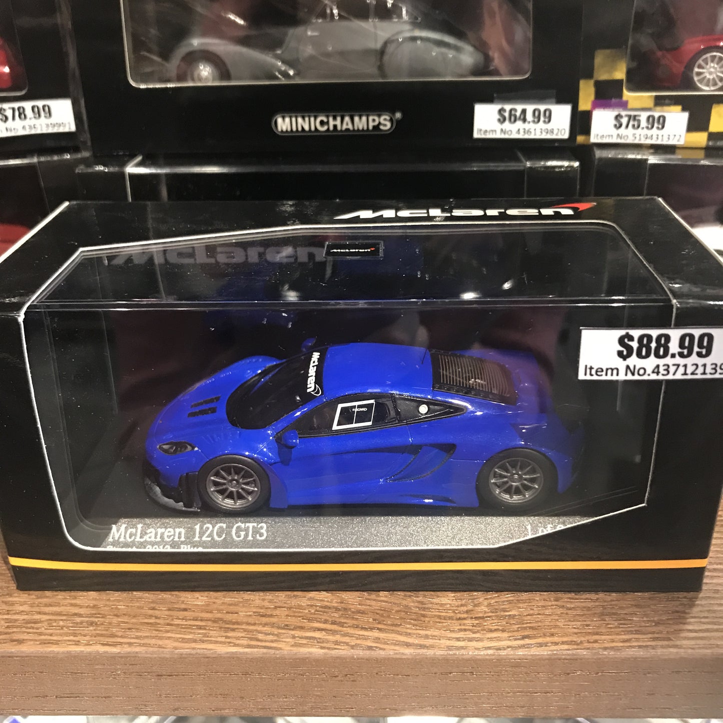 Minichamps 1:43 McLaren MP4-12C GT3 Street 2012 Blue 437121397