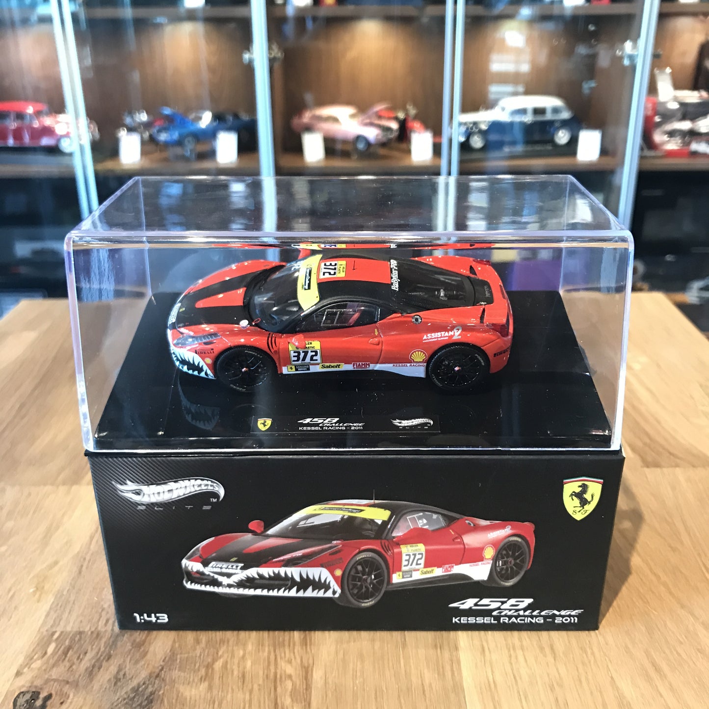 HotWheels 1/43 Elite Ferrari 458 Italia Challenge #372 2011 X5506