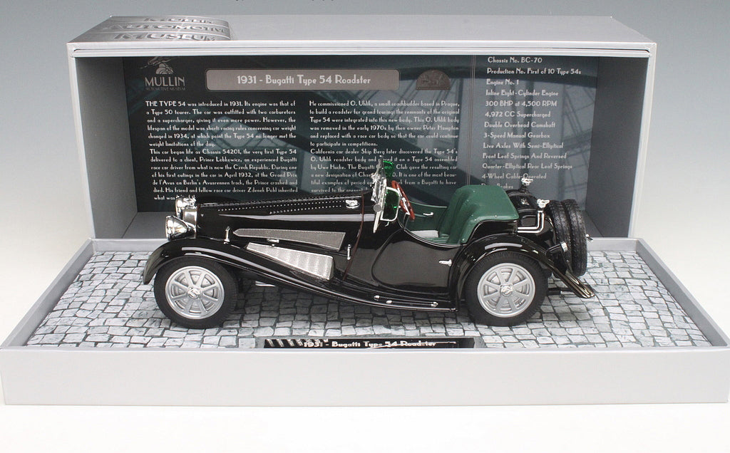 Minichamps 1:18 Bugatti Type 54 Roadster 1931 107110160