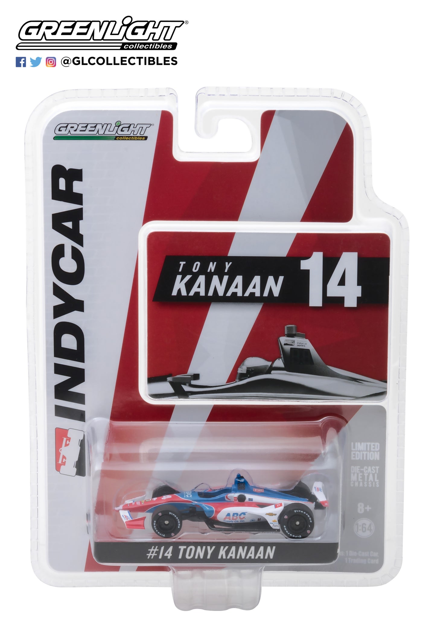 GreenLight 1:64 2018 IndyCar #14 Tony Kanaan / A. J. Foyt Enterprises ABC Supply 10801