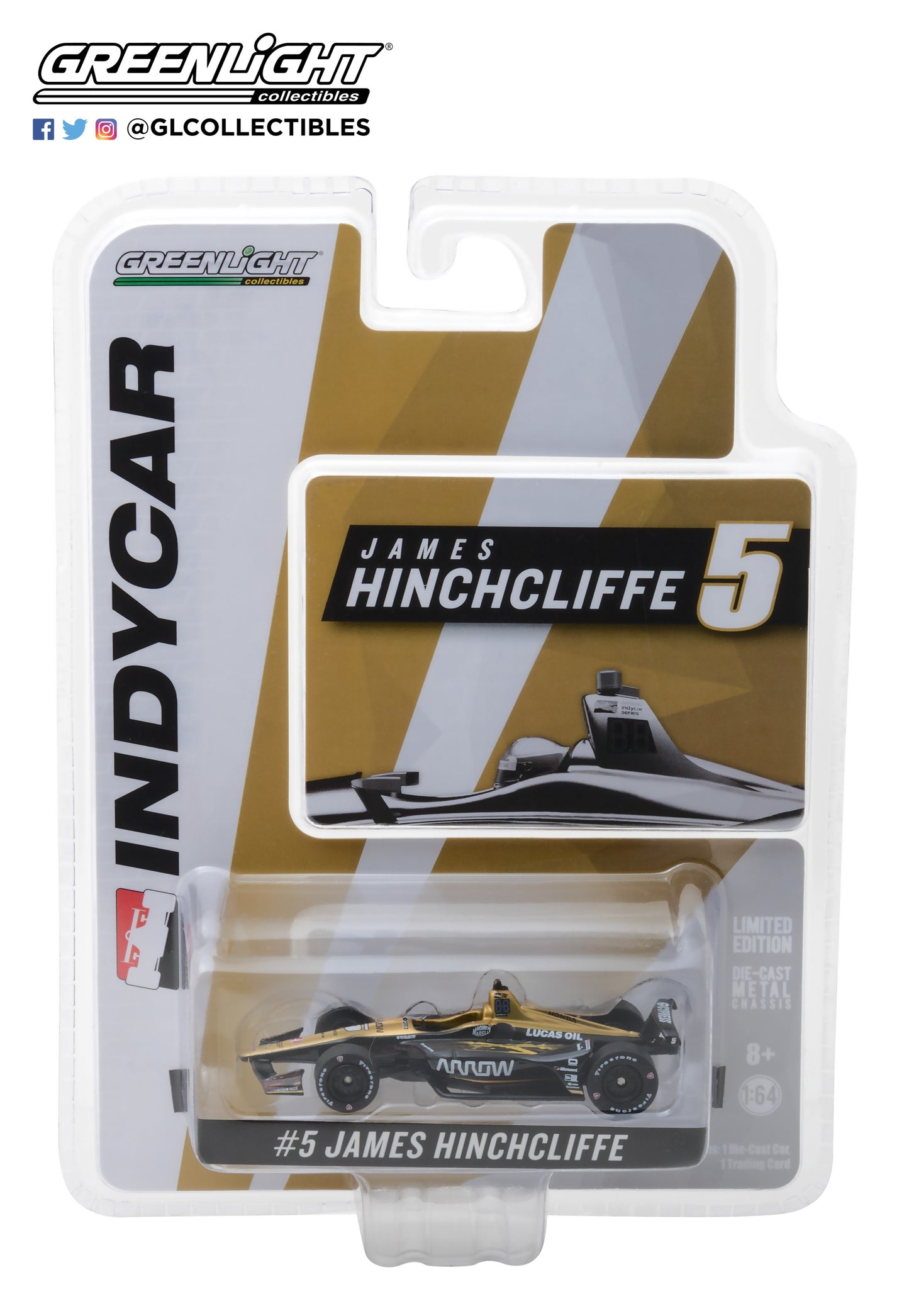 GreenLight 1:64 2018 #5 James Hinchcliffe / Schmidt Peterson Motorsports Arrow 10806