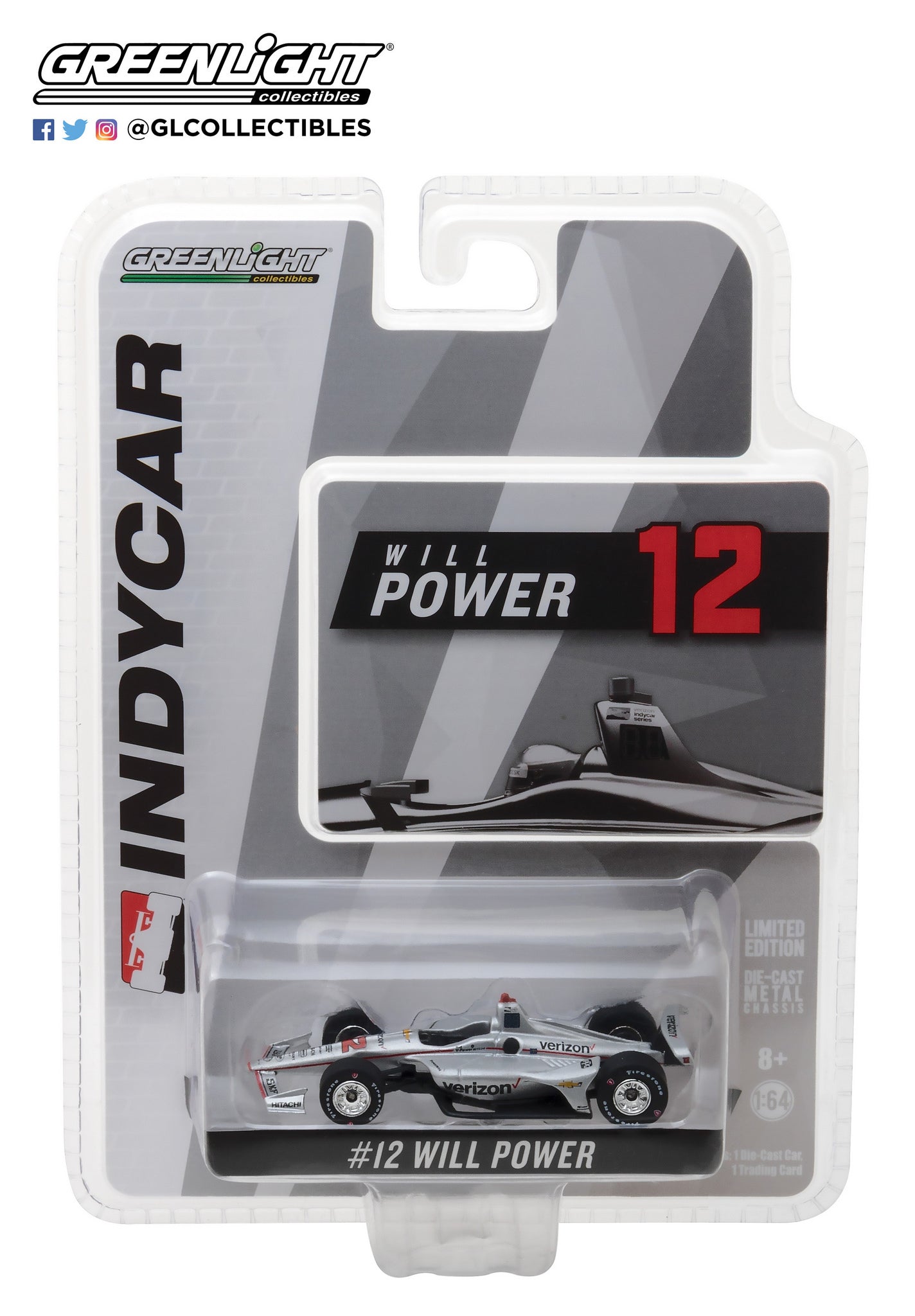 GreenLight 1:64 IndyCar Series 2018 #12 Will Power / Team Penske Verizon 10808