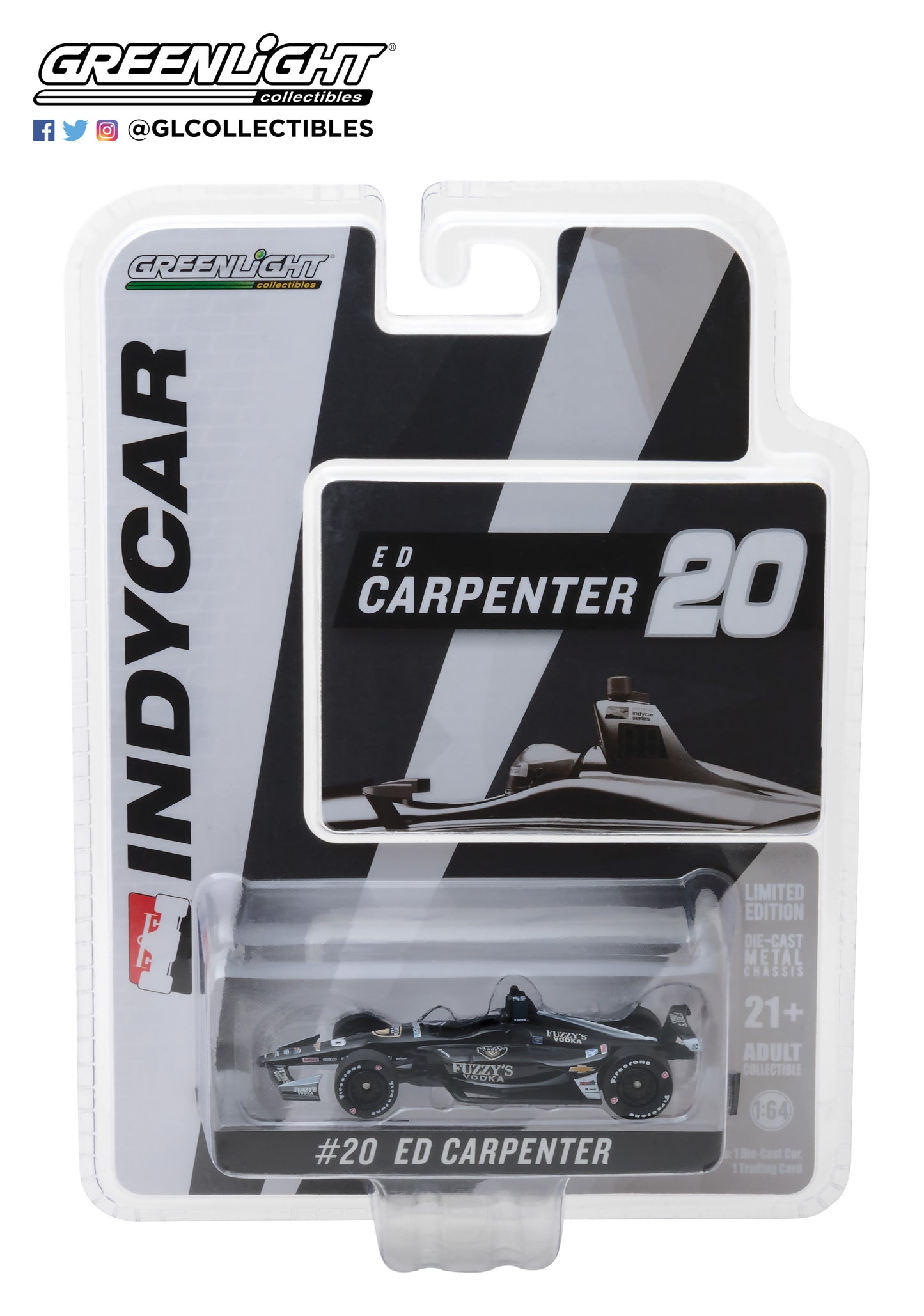 GreenLight 1:64 2018 #20 Ed Carpenter / Ed Carpenter Racing Fuzzy s Vodka 10817