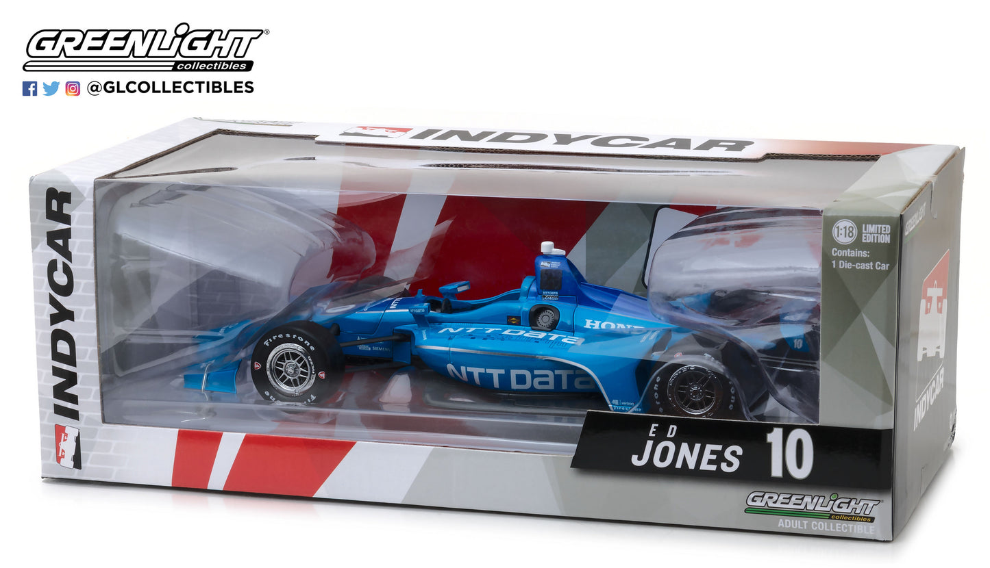 GreenLight 1:18 IndyCar Series 2018 #10 Ed Jones / Chip Ganassi Racing, NTT Data 11039