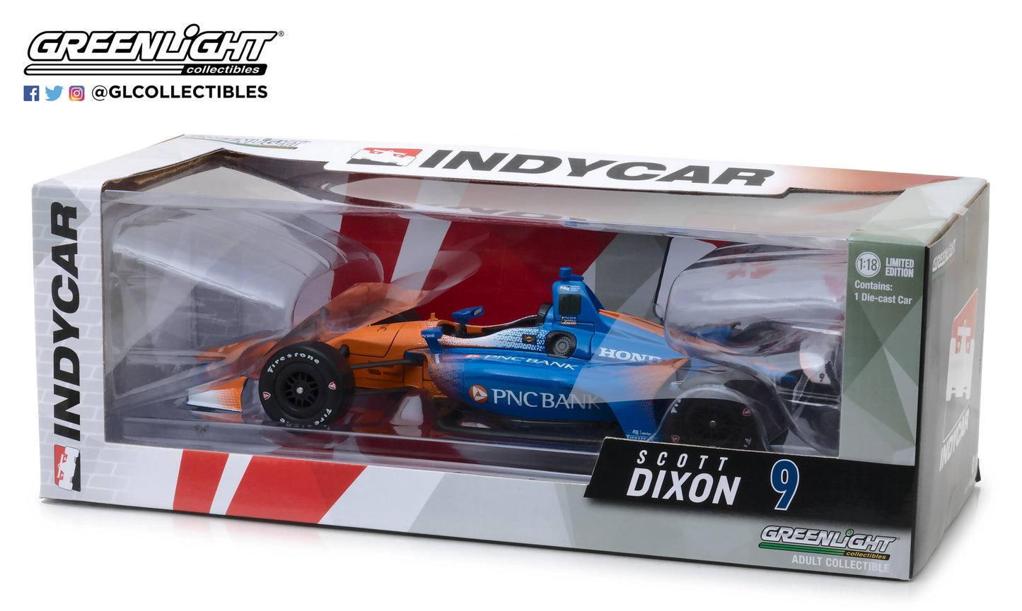GreenLight 1:18 IndyCar Series 2018 #9 Scott Dixon / Chip Ganassi Racing, PNC Bank 11040