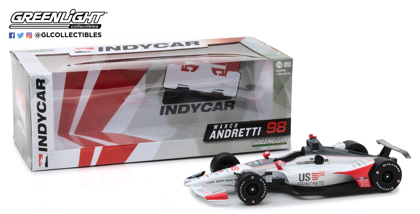 GreenLight 1:18 IndyCar Series 2018 #98 Marco Andretti / Andretti Autosport, US Concrete 11042
