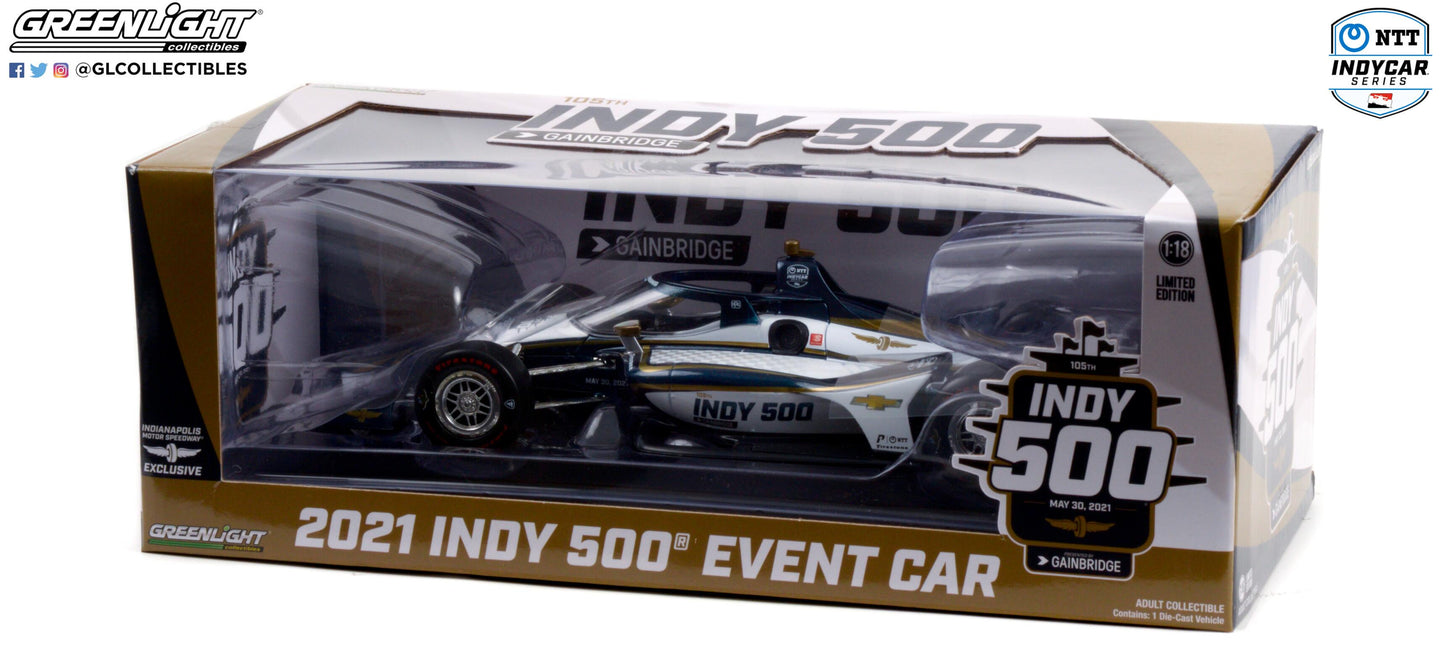 GreenLight 1:18 2021 105th Running of the Indianapolis 500 Event Car 11111