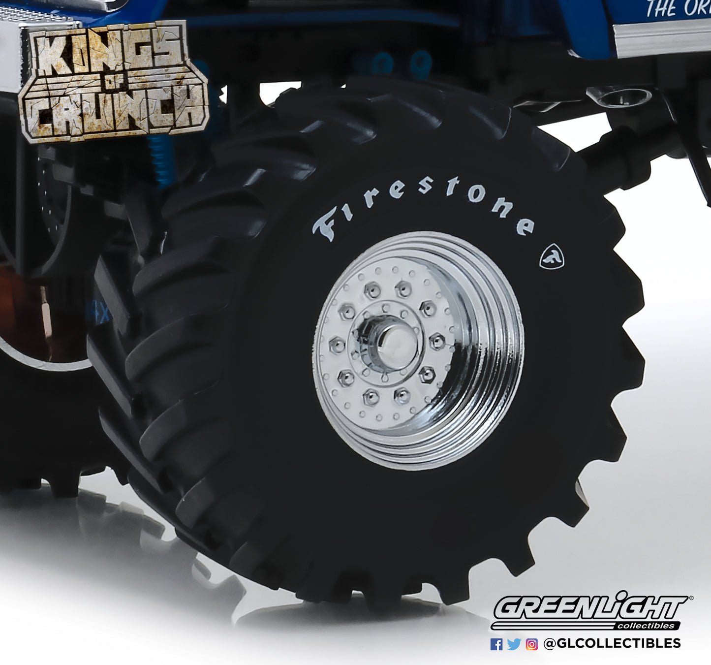 GreenLight 1:18 Kings of Crunch - 48-Inch Monster Truck Firestone Wheel & Tire Set 13546