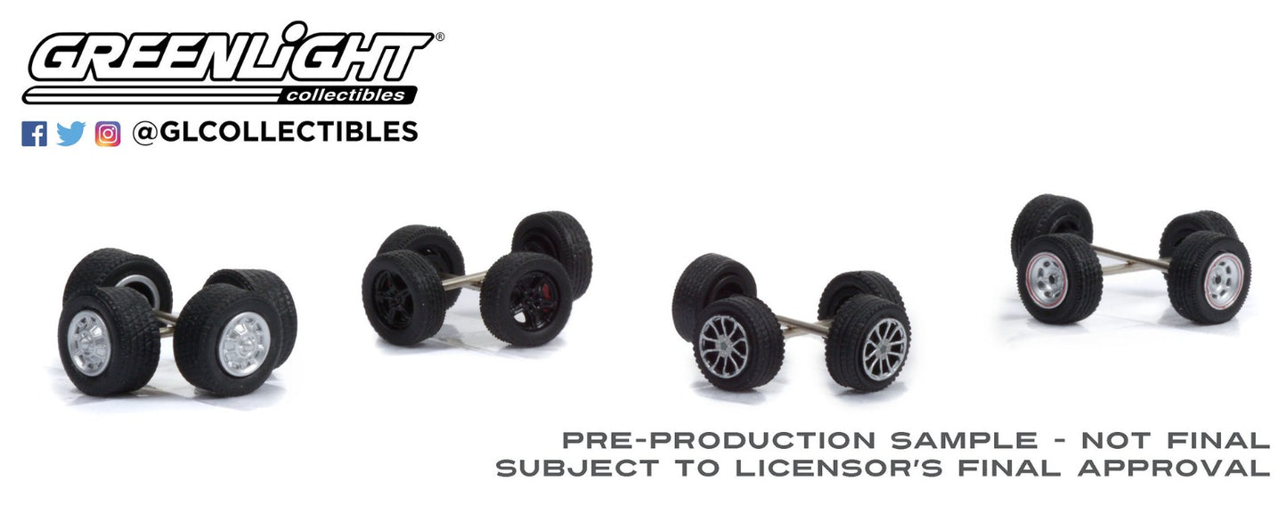 GreenLight 1:64 Auto Body Shop - Wheel & Tire Packs Series 5 - Chevrolet Corvette 16090-A