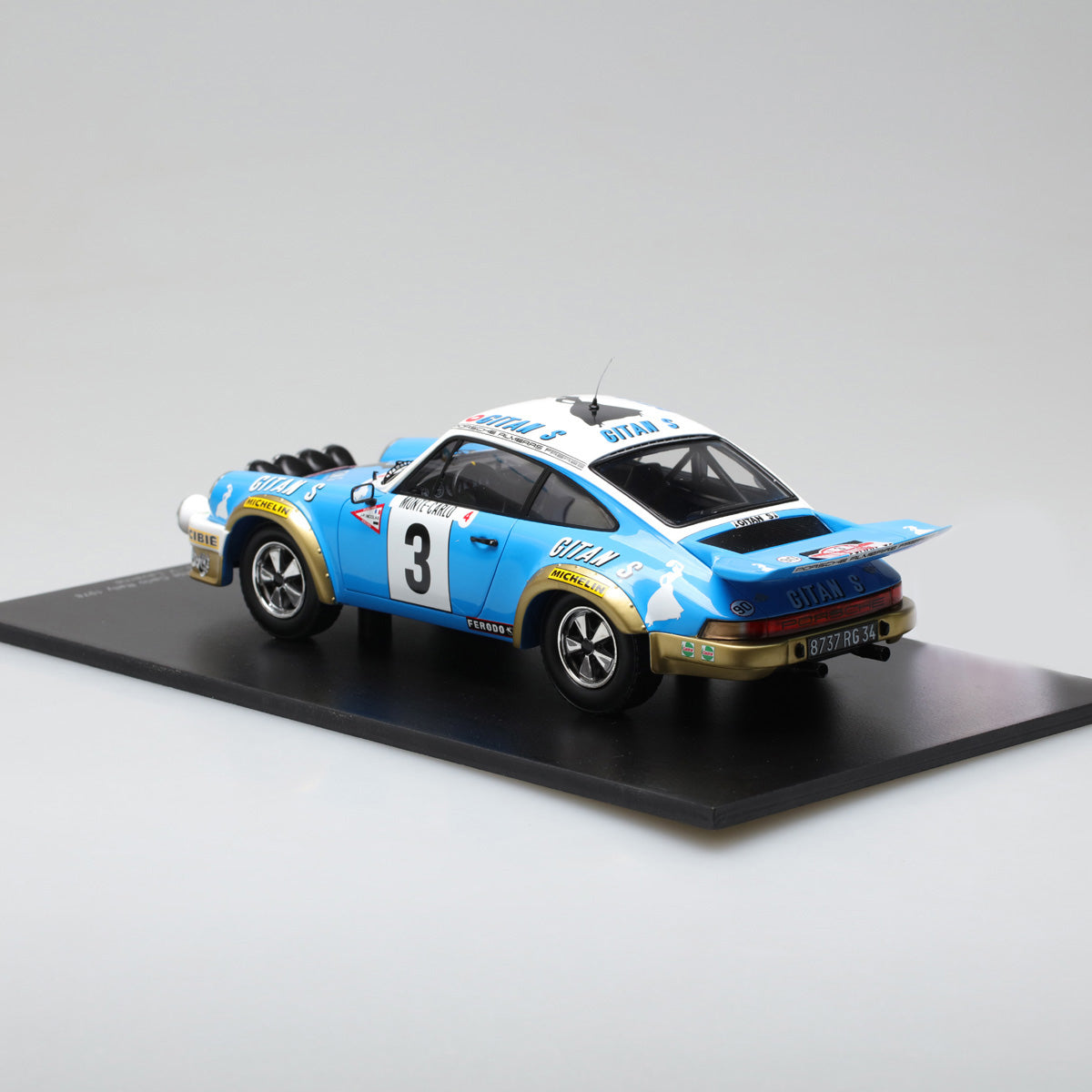 Spark 1:18 Porsche 911 #3 Winner Monte Carlo Rally 1978 J.P Nicolas/V.Laverne 18S095