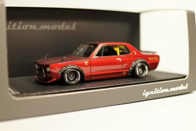 Ignition 1:43 LB-WORKS Hakosuka 2Door Red Metallic IG0719