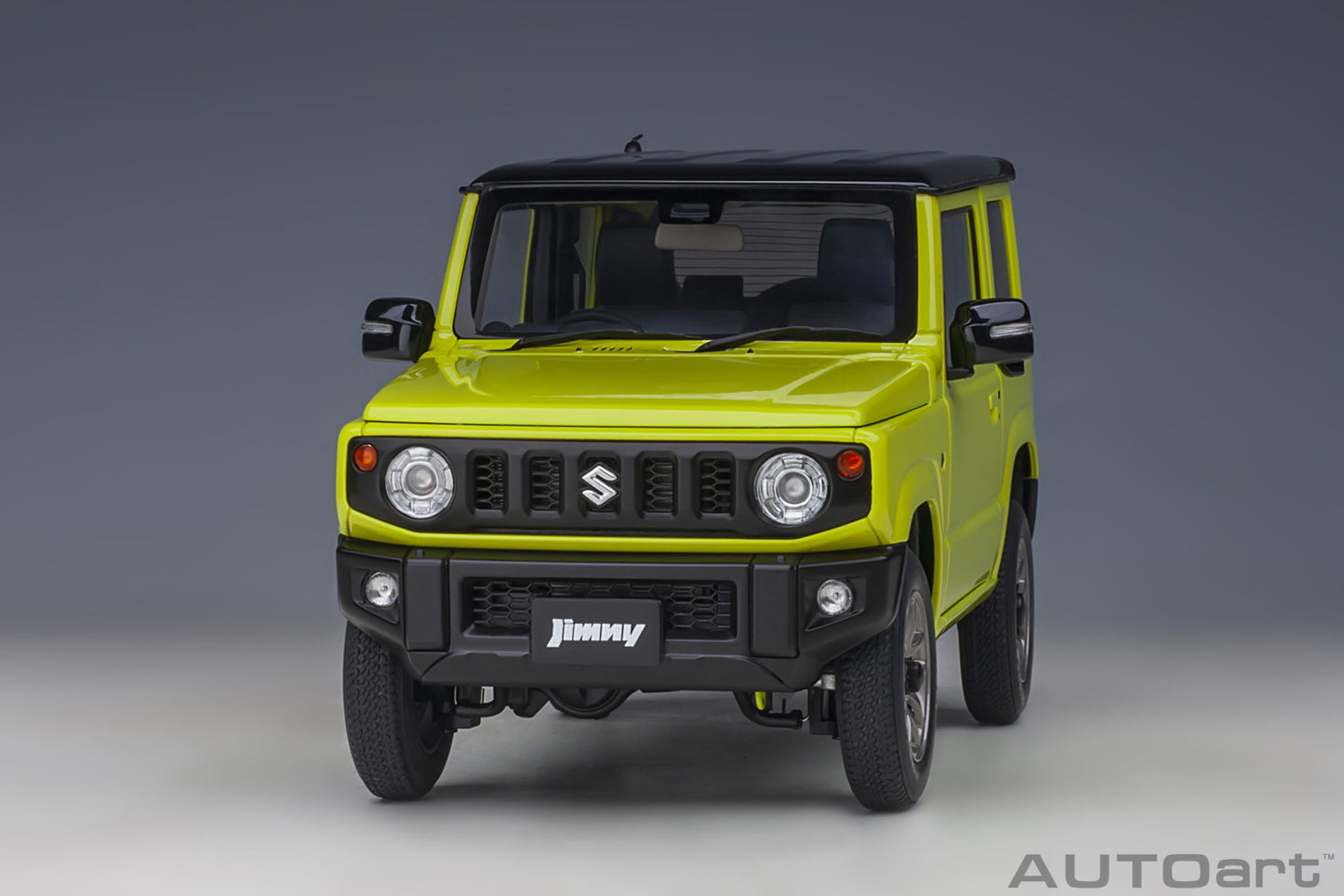 AUTOart 1:18 Suzuki Jimny (JB64) (Kinetic Yellow with Black roof) 78501