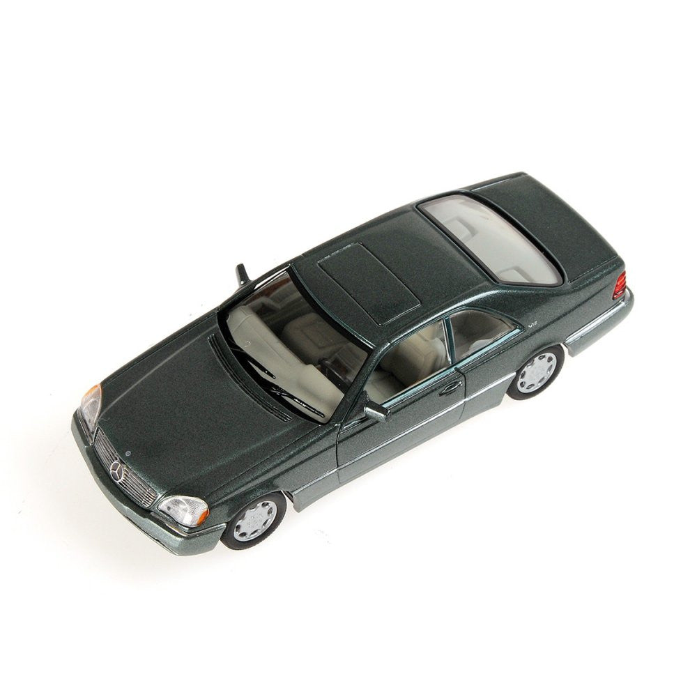 MINICHAMPS 1/43 MERCEDES-BENZ 600 SEC COUPE (C140) 1992 GREEN METALLIC 430032604