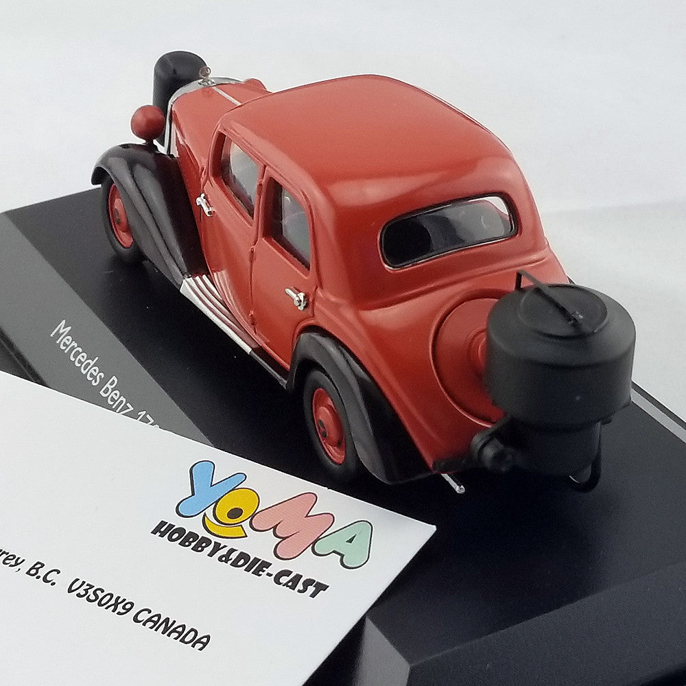 Schuco 1:43 Mercedes-Benz 170 V wood Gasification red/black 450246600