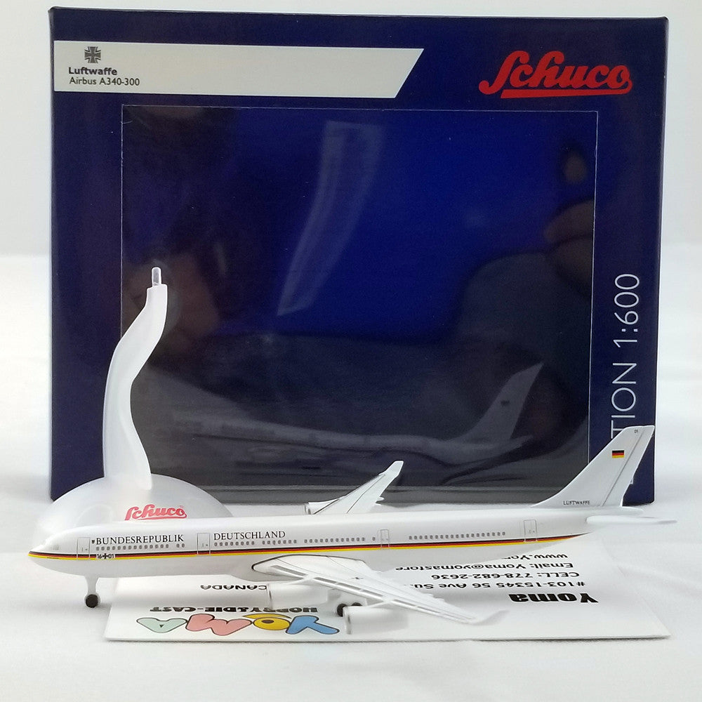 Schuco 1:600 Airbus A340-300 BRD Konrad Adenauer 403551666