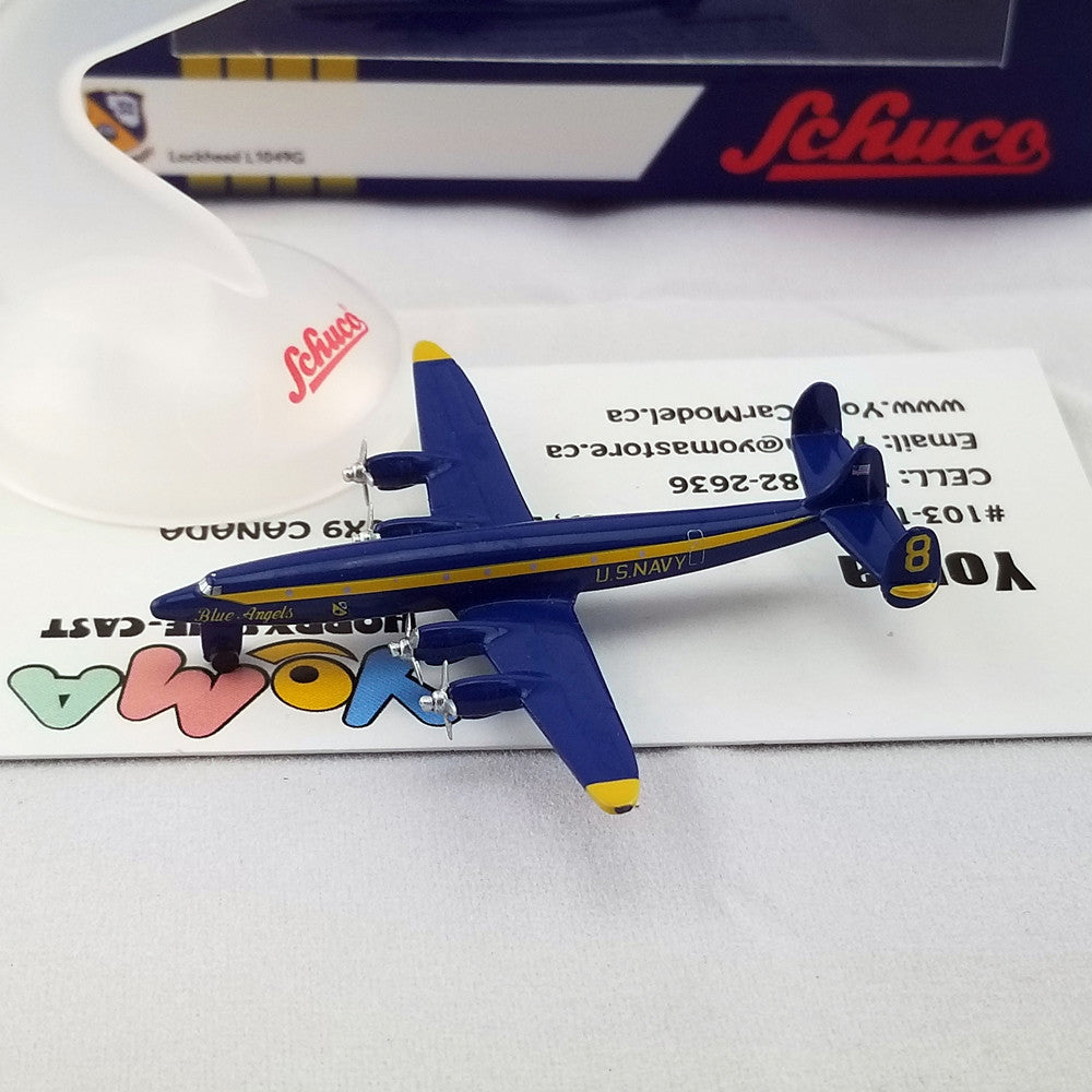 Schuco 1:600 Lockheed L1049G Super Constellation US Navy Blue 403551655