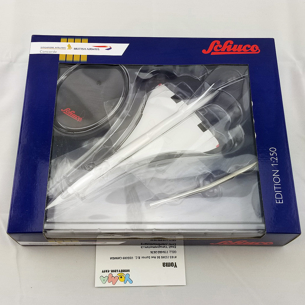 Schuco1:250 Concorde Singapore Airlines British Airways 403551670