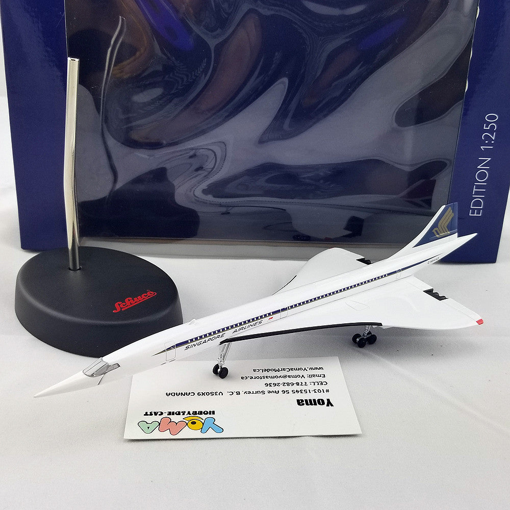 Schuco1:250 Concorde Singapore Airlines British Airways 403551670