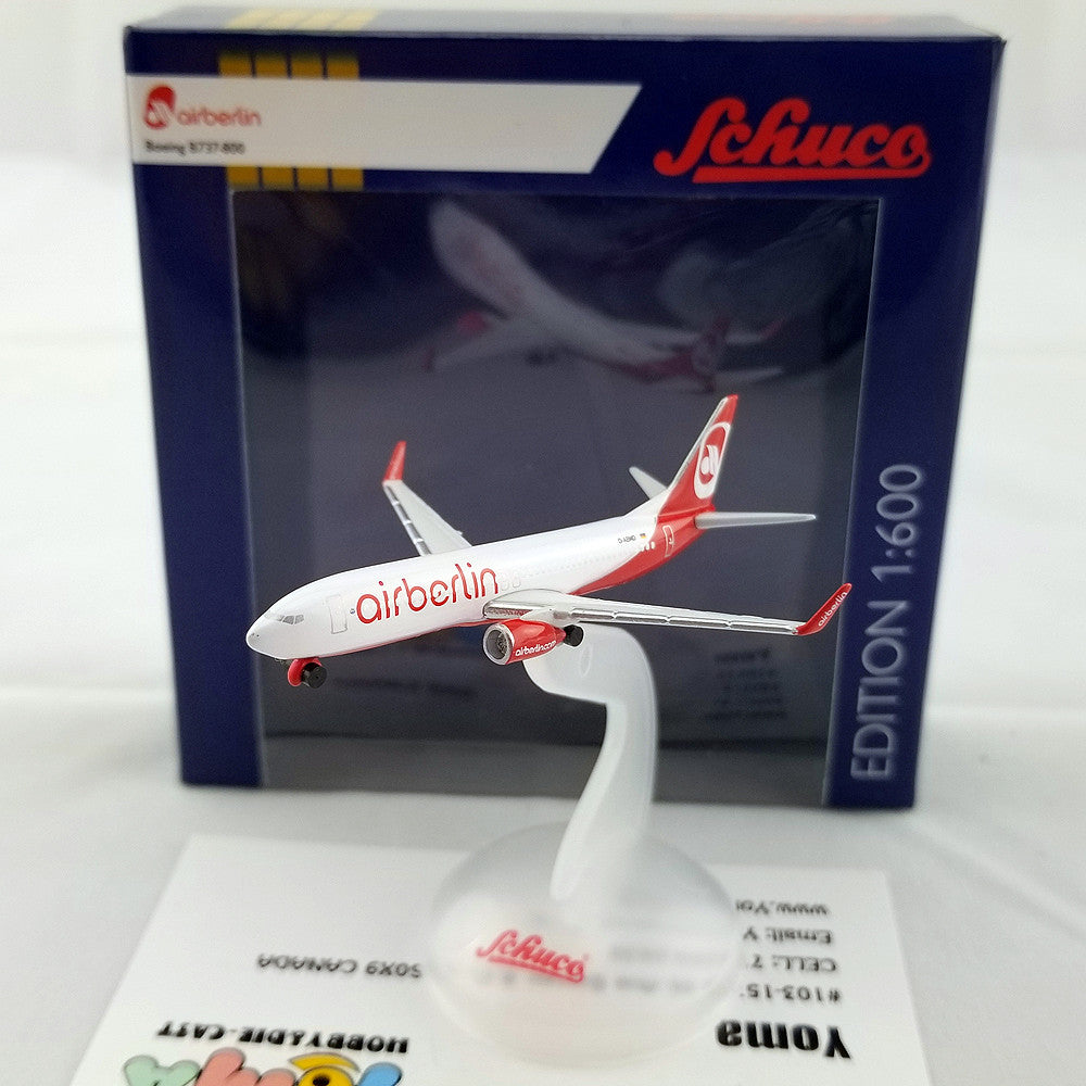 Schuco 1:600 Boeing B737-800 Air Berlin 403551629