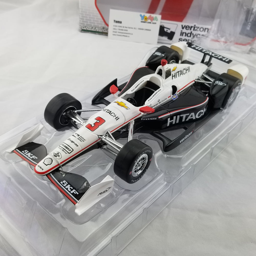 GreenLight 1:18 2017 Indycar Series #3 Helio Castroneves / Penske Racing, Hitachi 11001