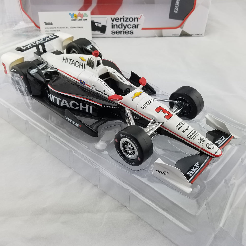 GreenLight 1:18 2017 Indycar Series #3 Helio Castroneves / Penske Racing, Hitachi 11001