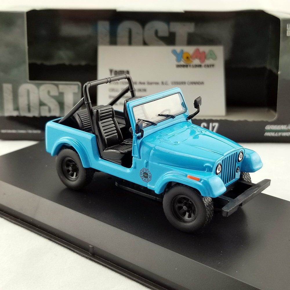 GreenLight 1:43 Lost (TV Series, 2004-10) - Jeep CJ-7 1977 Dharma Jeep 86309