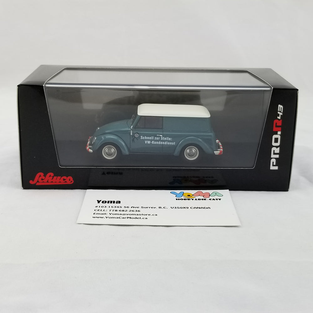 Schuco 1:43 Volkswagen small vehicle Volkswagen kombi Service blue 450900900
