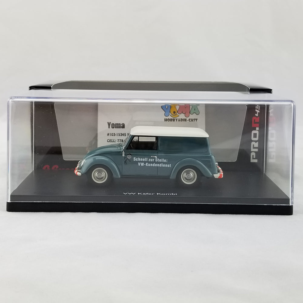 Schuco 1:43 Volkswagen small vehicle Volkswagen kombi Service blue 450900900