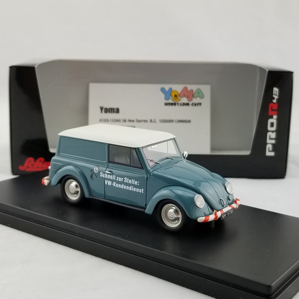 Schuco 1:43 Volkswagen small vehicle Volkswagen kombi Service blue 450900900