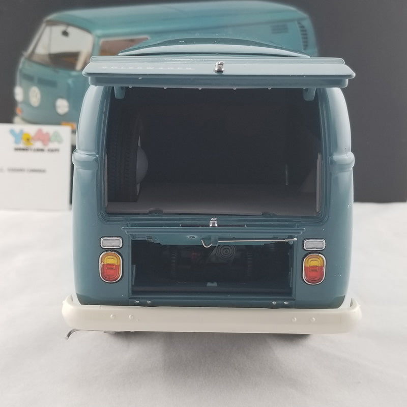 Schuco 1:18 Volkswagen T2a Edition 50 Jahre VW T2 1967-2017 box van blue 450019700