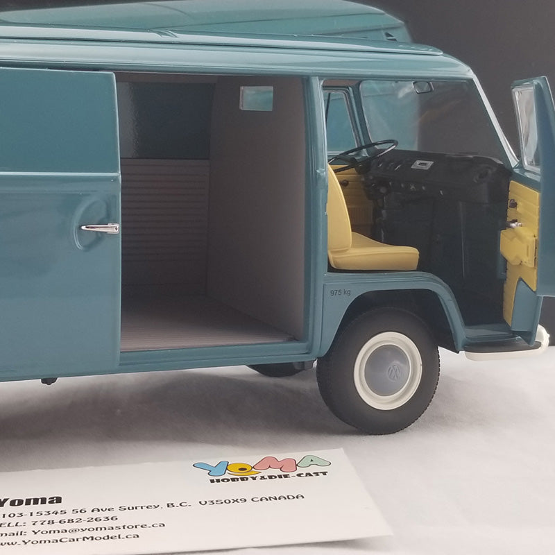 Schuco 1:18 Volkswagen T2a Edition 50 Jahre VW T2 1967-2017 box van blue 450019700