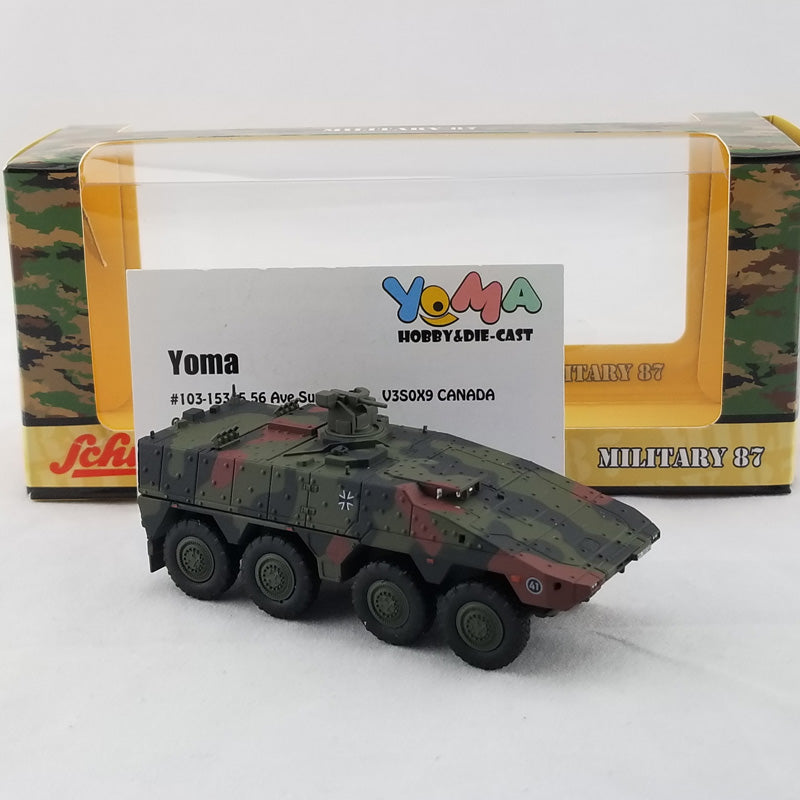 Schuco 1:87 Boxer infantry transport vehicle Bundeswehr camouflaged 452623900