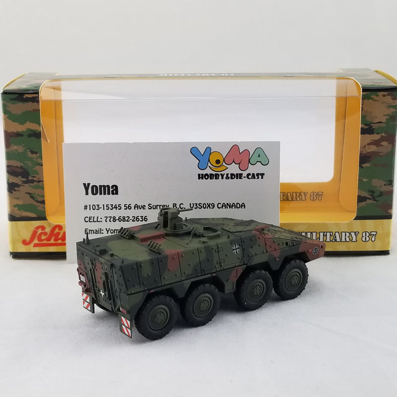 Schuco 1:87 Boxer infantry transport vehicle Bundeswehr camouflaged 452623900